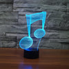 Music Note LED Lamp - Artistic Pod