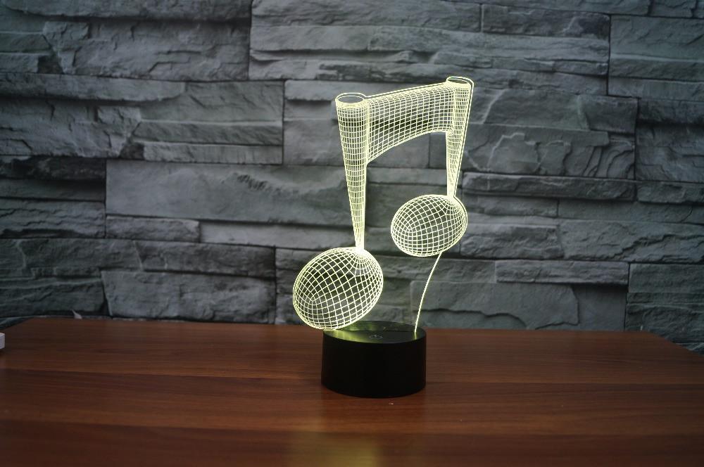 Music Note LED Lamp - Artistic Pod