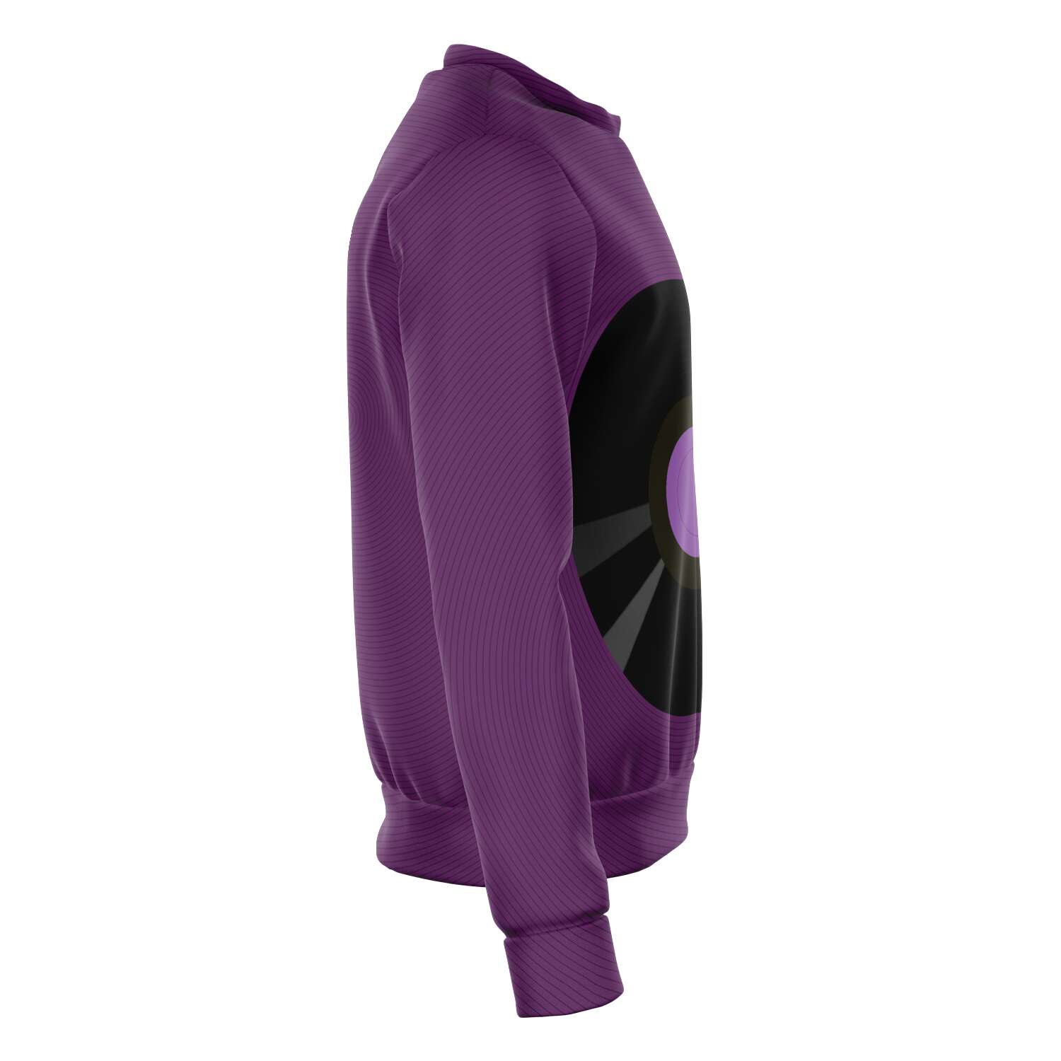 Vinyl Record Purple Sweatshirt