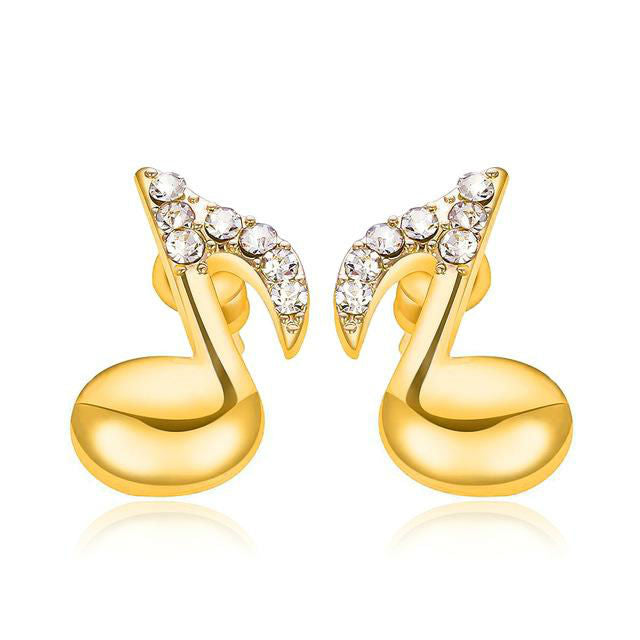 Free - Music Note Stud Earrings