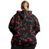 Vinyl Plus-Size Zip Hoodie