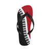 Red Piano Flip Flops (Unisex)