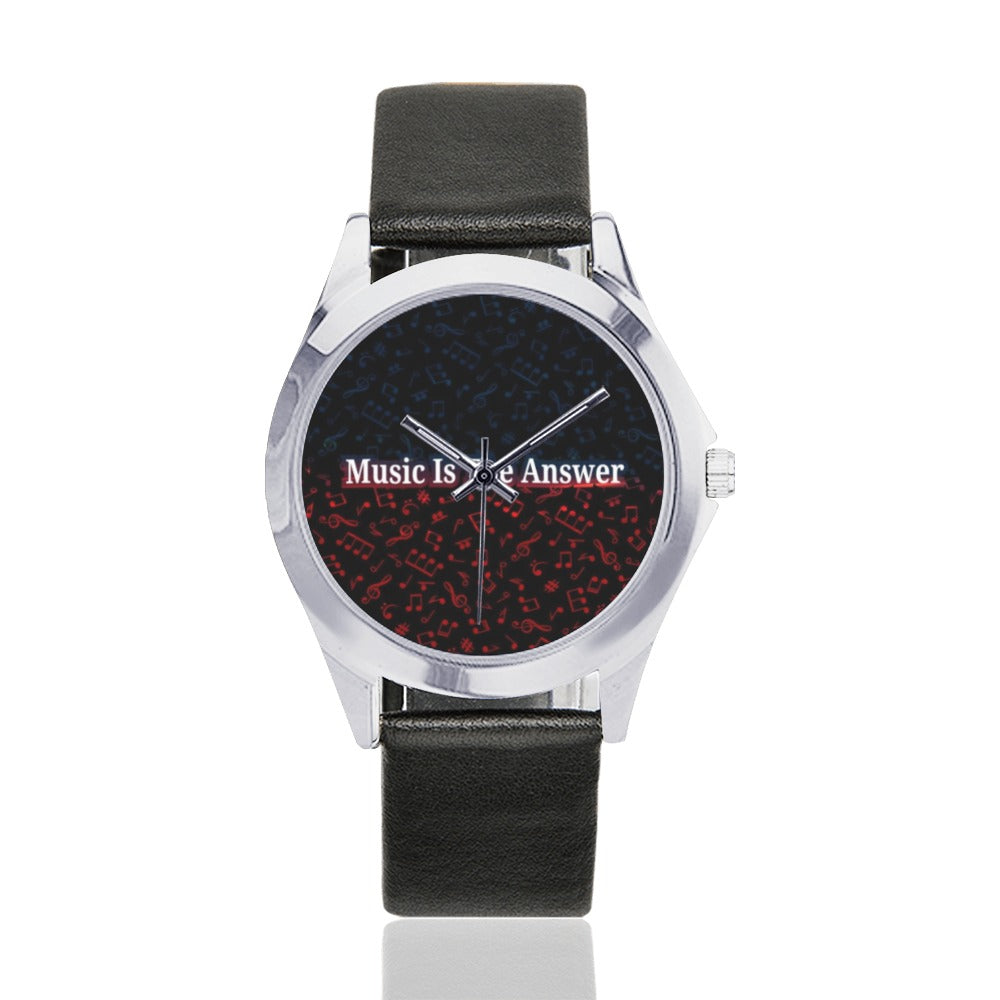 Music Is The Answer Watch (Silver Color)