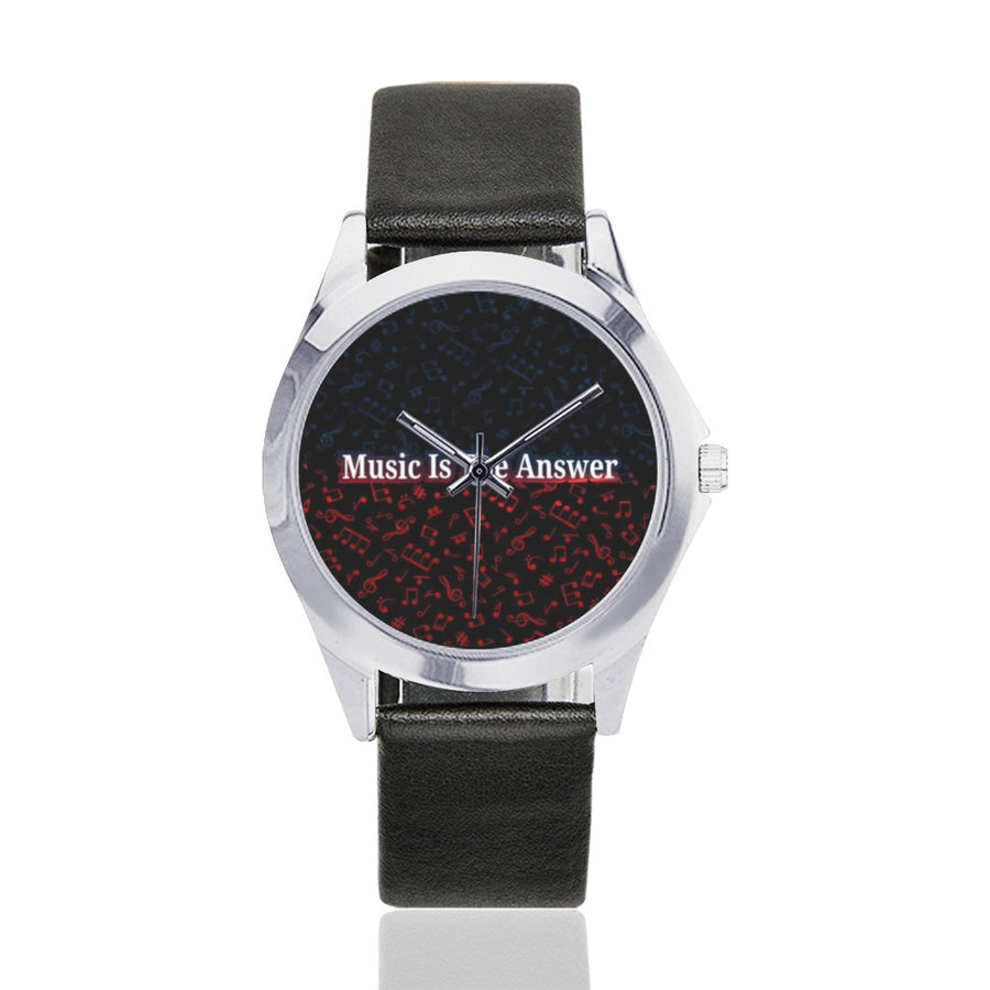 Music Is The Answer Watch (Silver Color)