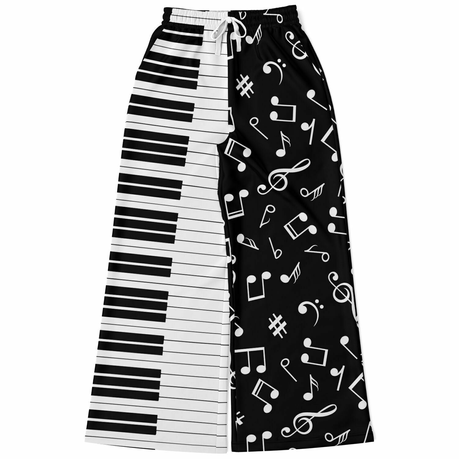 Music Piano Keys Flare Jogger