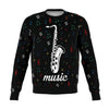 Saxophone Black Sweatshirt