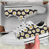 Music & Flower Print Canvas Shoes