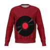 Vinyl Record Red Sweatshirt