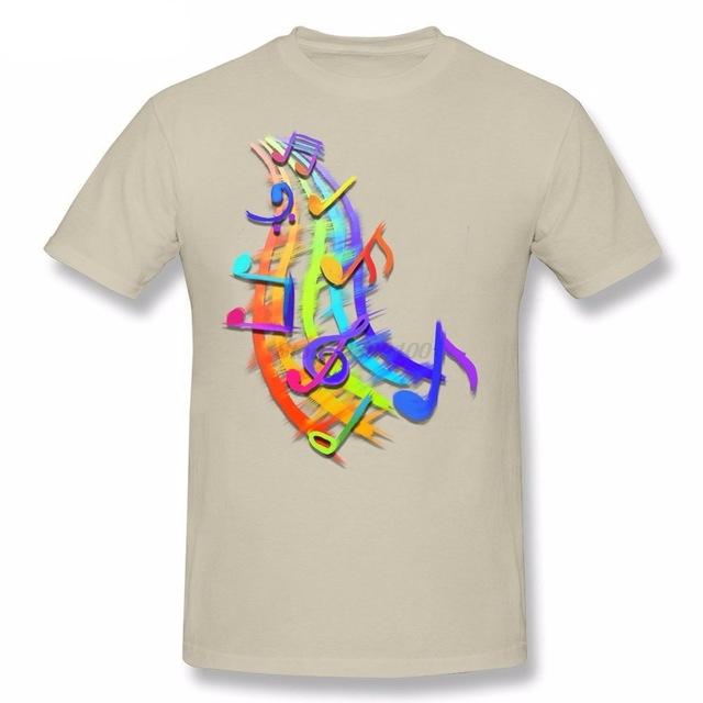 Music Note Rainbow Colors T-shirt