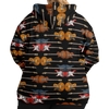 Electric Guitar Plus-Size Zip Hoodie