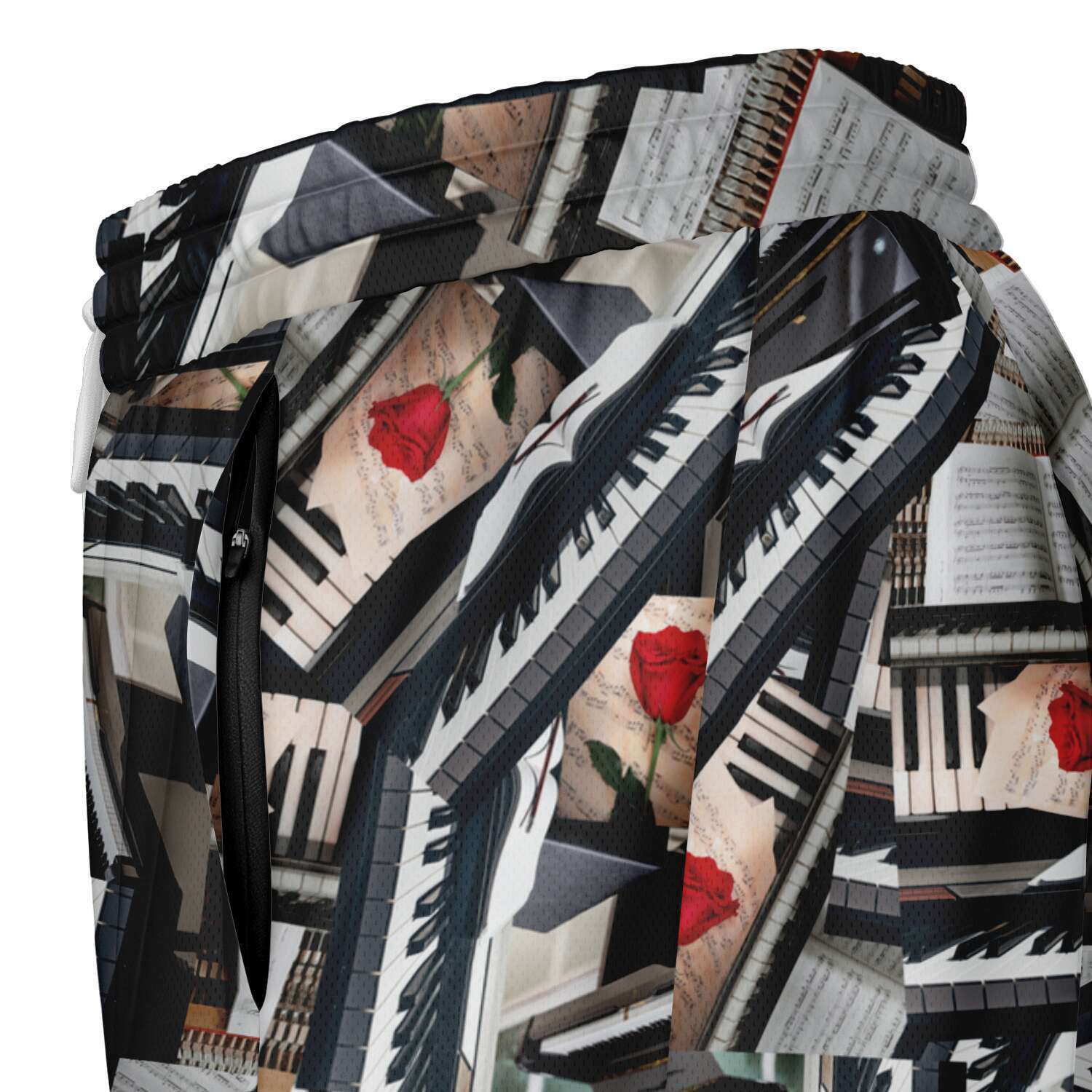 Piano Flower 2-In-1 Shorts