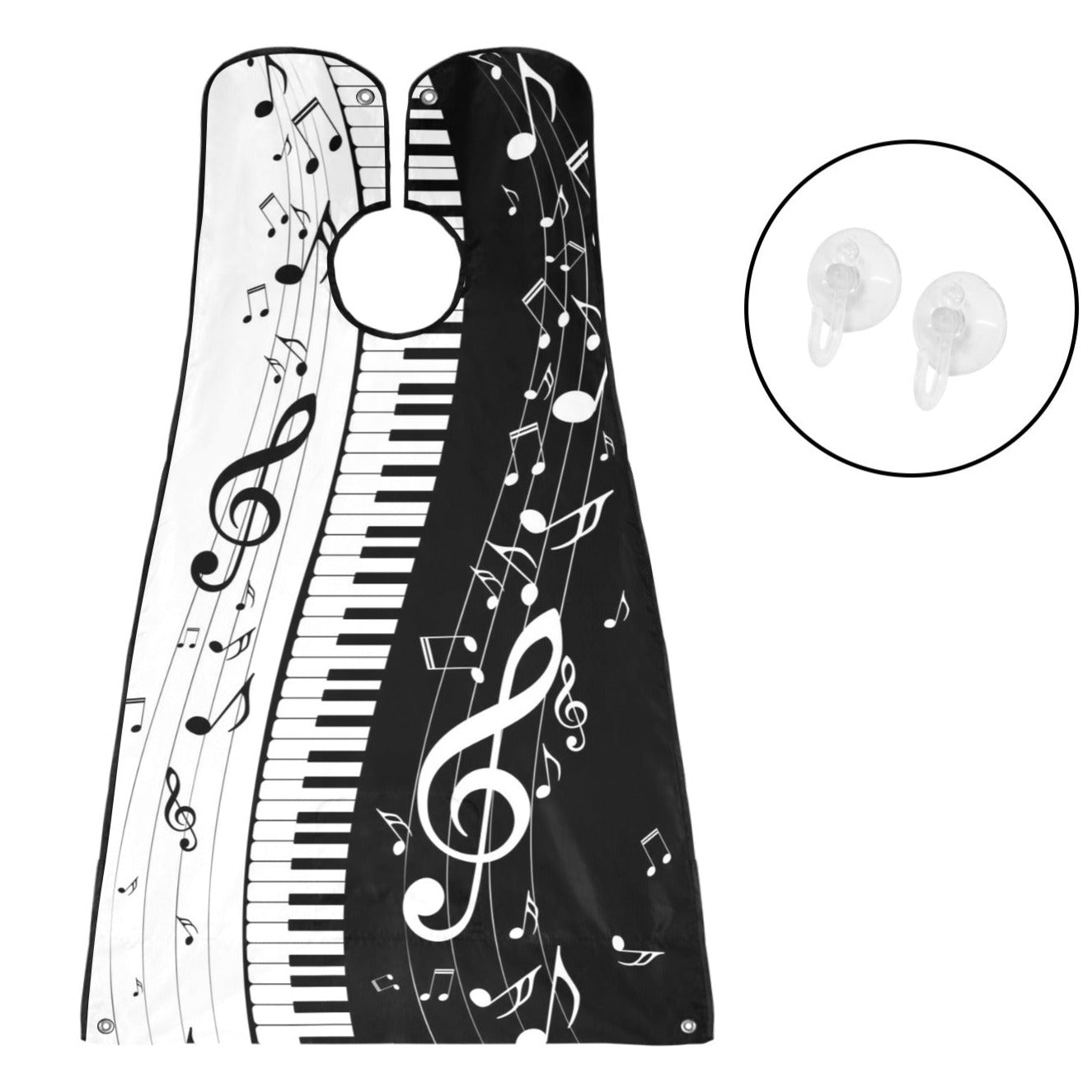 Music Notes Piano Shaving Apron