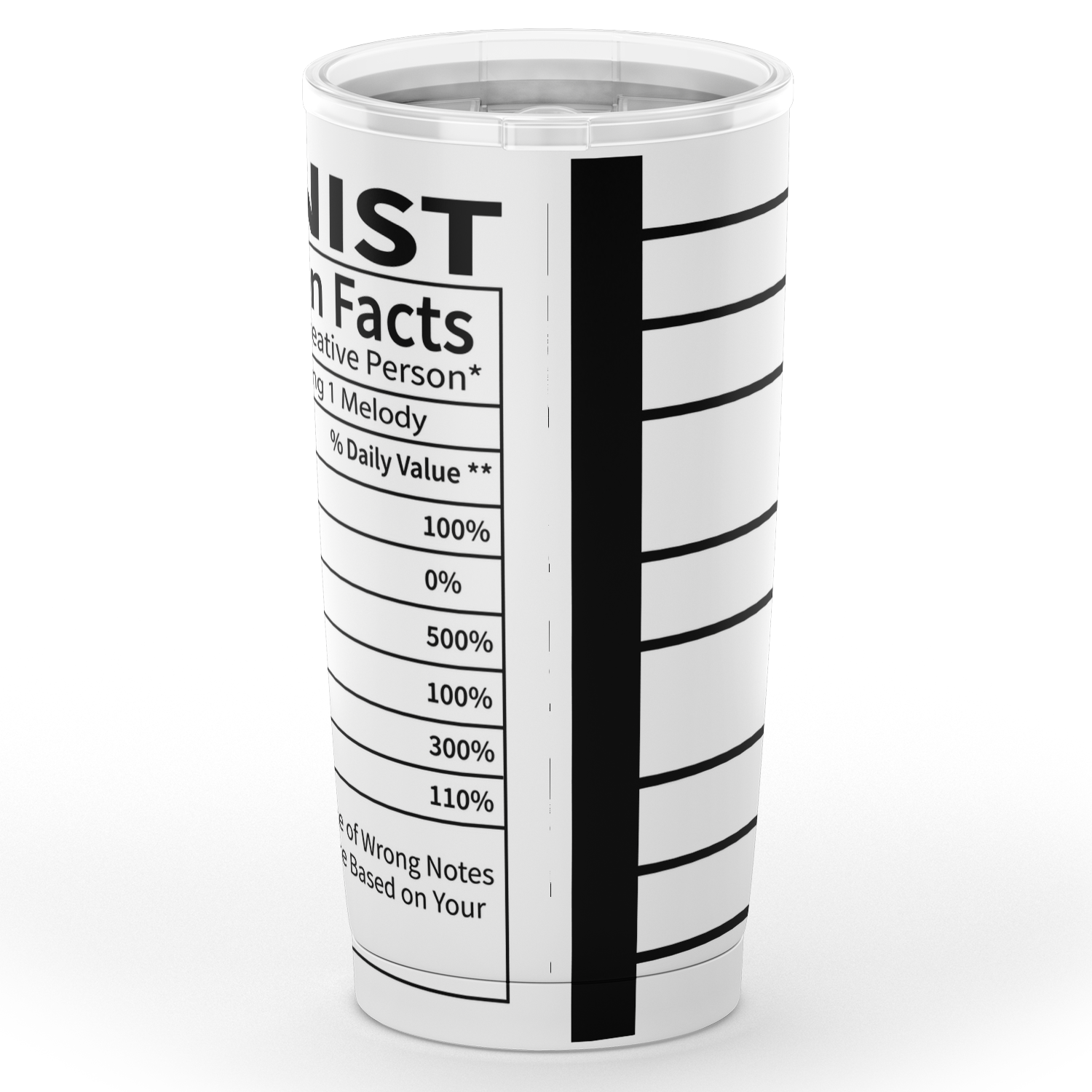 Pianist Nutrition Tumbler