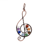 Music Treble Clef 7 Chakra Necklace