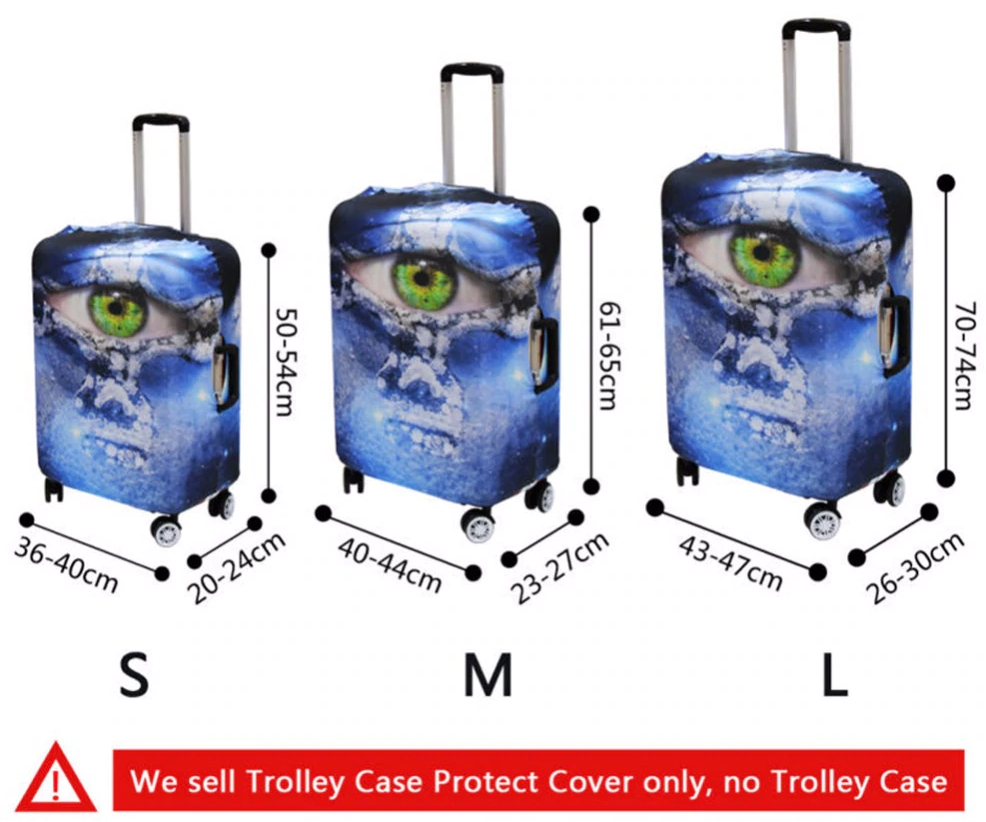 Music Notes Print Luggage Cover