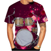 Drum Music 3D Print T-shirt