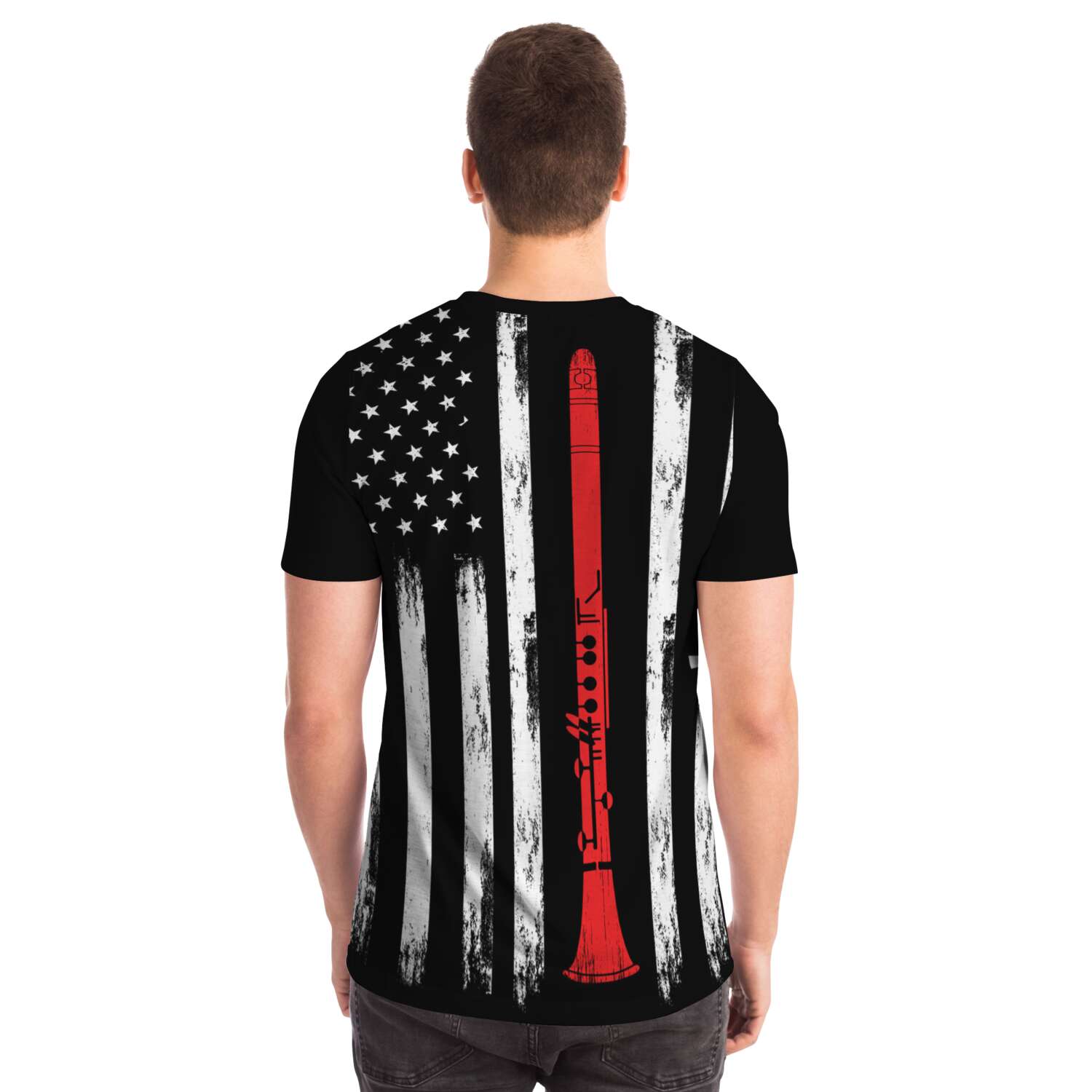 Flute American Flag T-Shirt