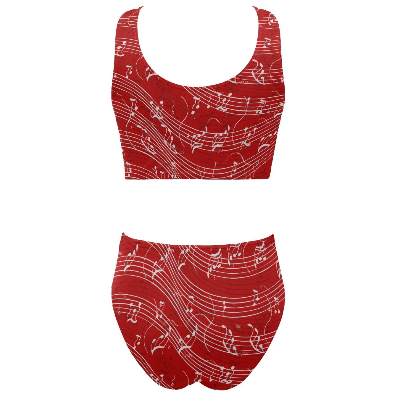 Musical Red Bikini Swimsuit