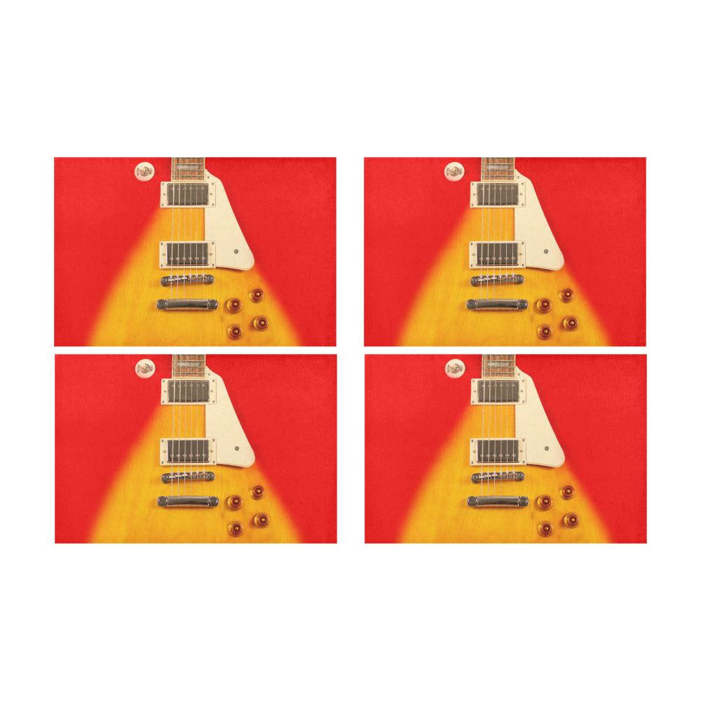 Awesome Guitar Placemats ( Set of 4)