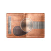 Wood Guitar Leather Wallet