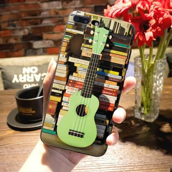 Free - Music Guitar Print iPhone Case