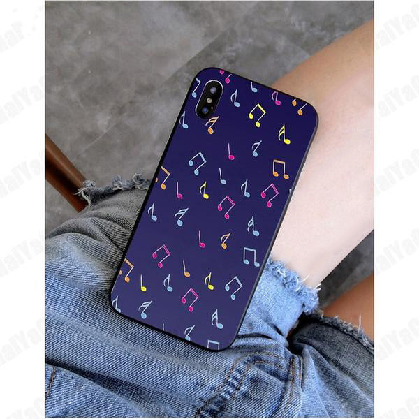 Musical Note Printed iPhone Case