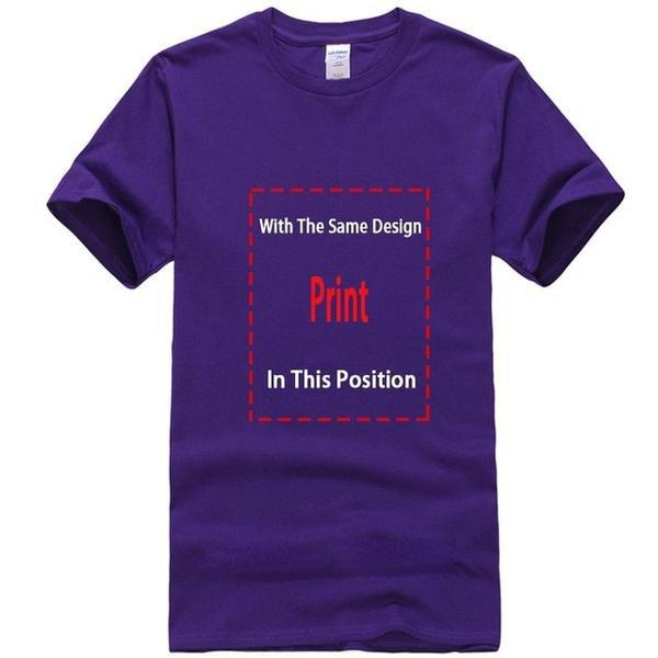 Multi Colors French Horn T-shirt - Men-DarkPurple / S - { shop_name }} - Review