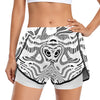 Piano Keys White Sports Shorts