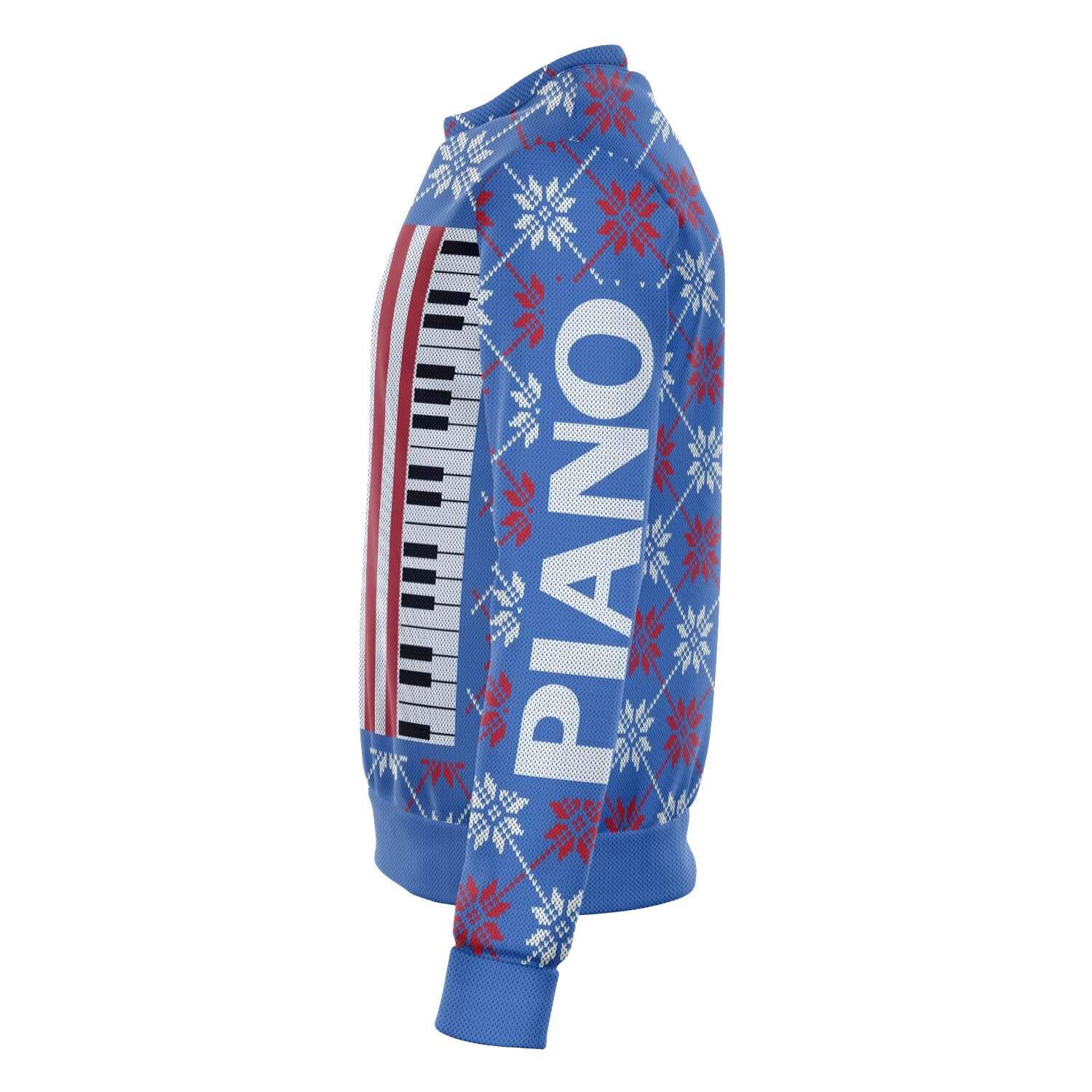 Piano Christmas Blue Sweatshirt