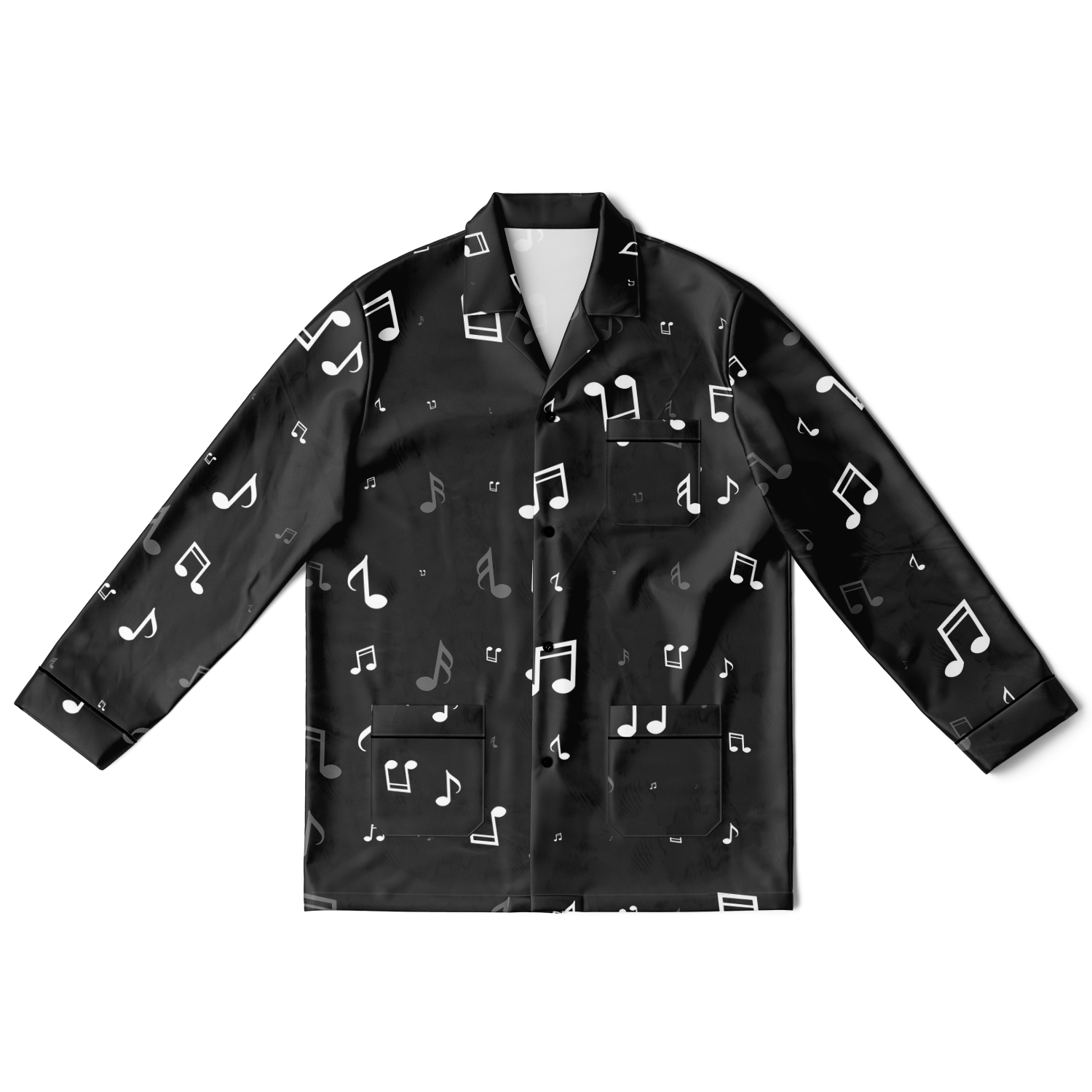 Music Notes Satin Pajamas