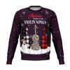 Christmas Begin With Violin Songs Plum Sweatshirt