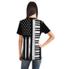 Piano American Flag T-Shirt