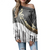 Piano Keys Off Shoulder Women Pullover