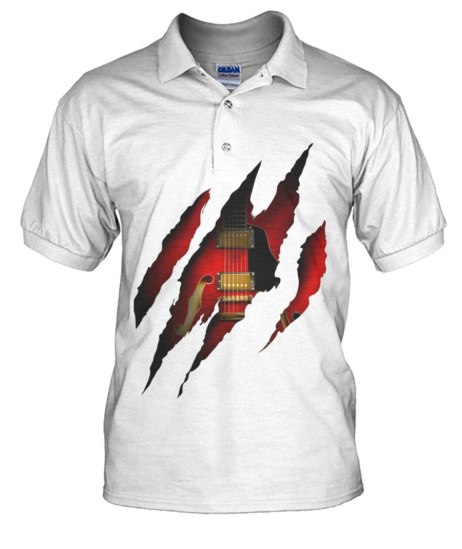 Guitar Men's Polo