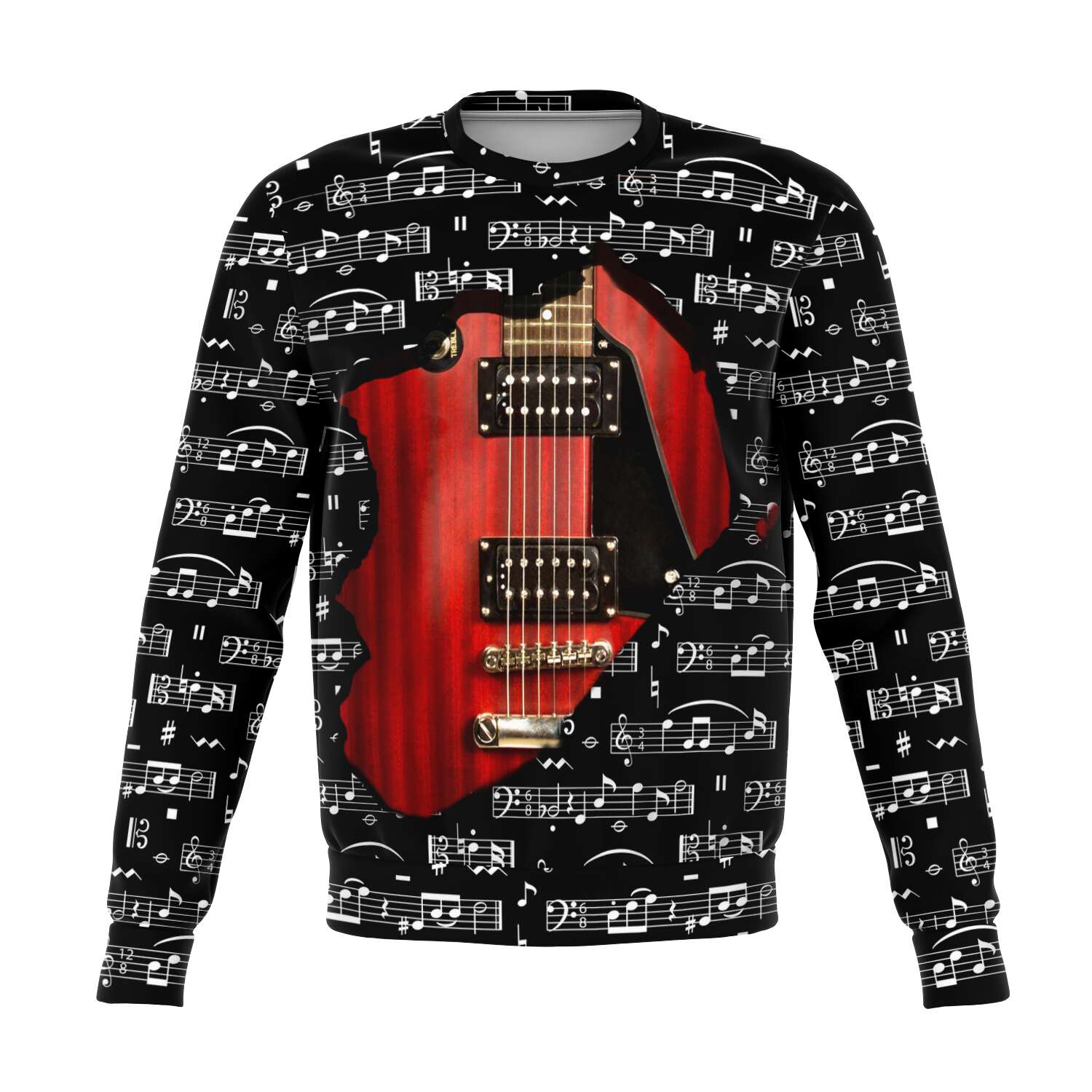 Music Guitar Inside Sweatshirt