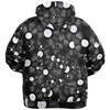 Vinyl Pattern Plus-Size Zip Hoodie