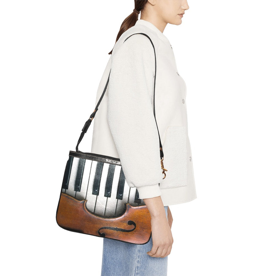 Piano Violin Small Shoulder Bag