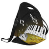 Piano Music Notes Neoprene Lunch Bag