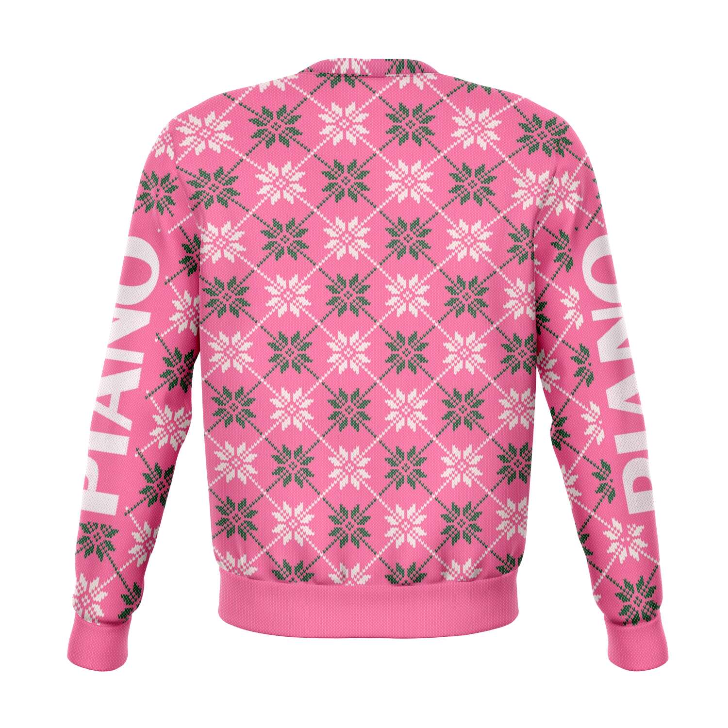 Piano Christmas Pink Sweatshirt