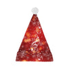 Music Notes Christmas Santa Hat