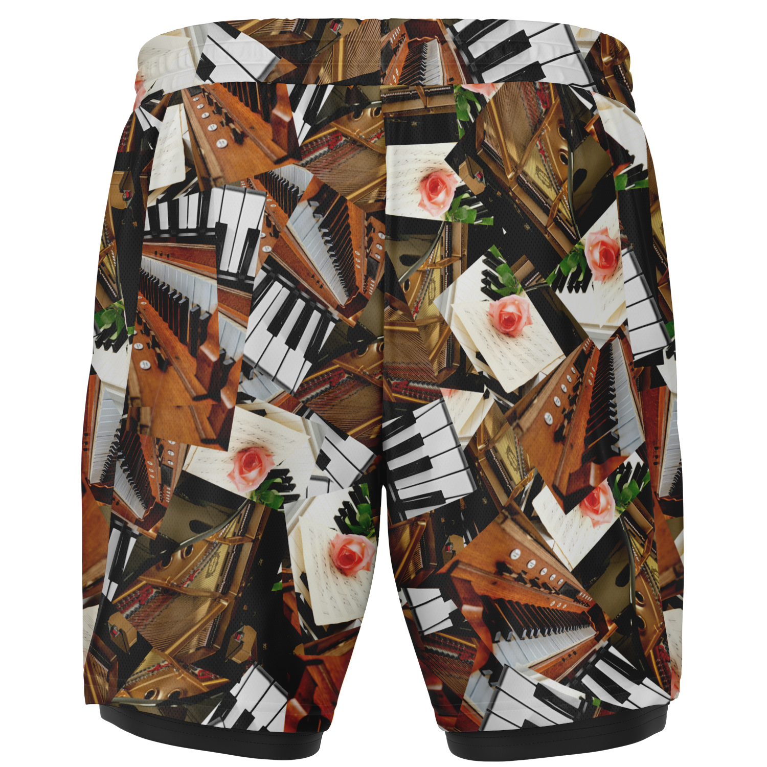 Piano Music Sheet 2-In-1 Shorts
