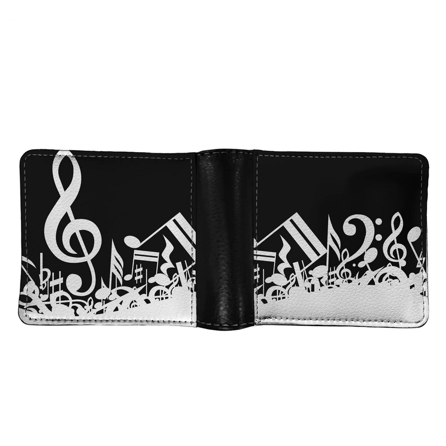 Music Notes PU Wallet
