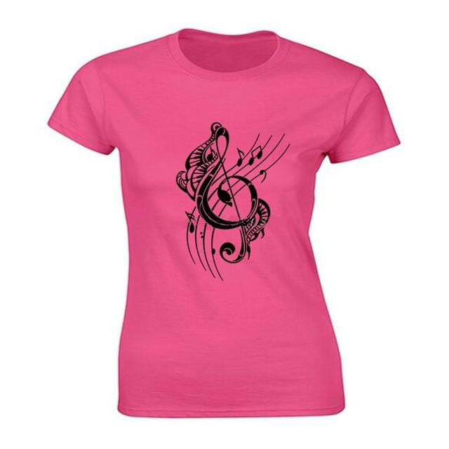 Musical Note Casual T-shirts