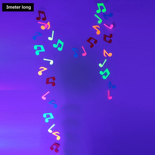 Glowing Music Party Decoration