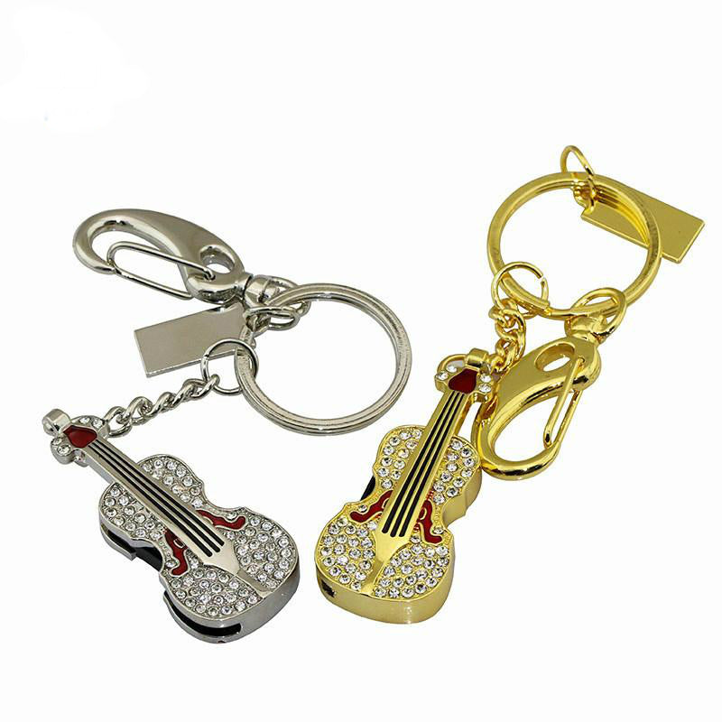 Violin Key Chain USB Flash Drive
