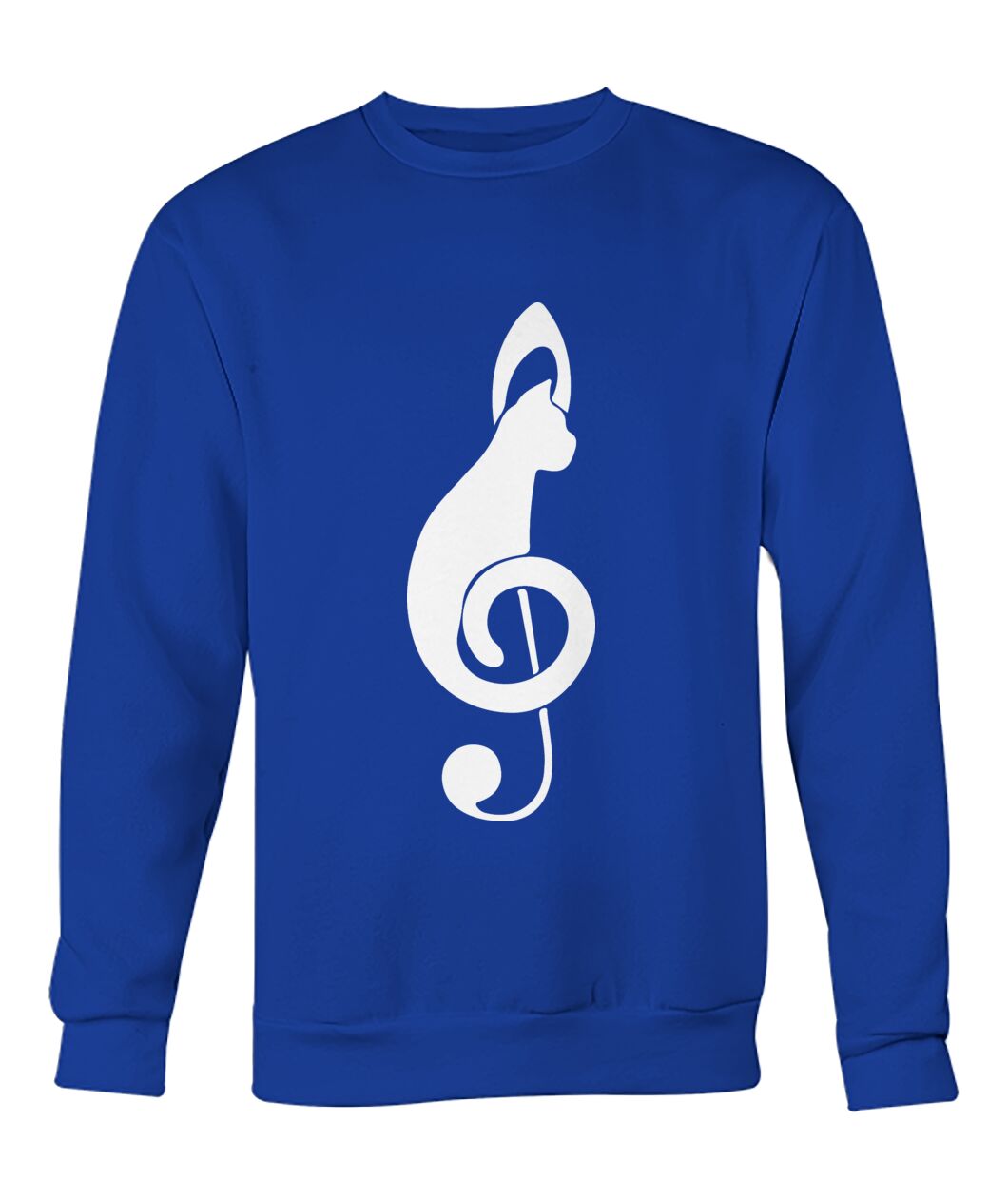Treble Clef Cat Sweatshirt
