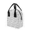 Music Note White Lunch Bag