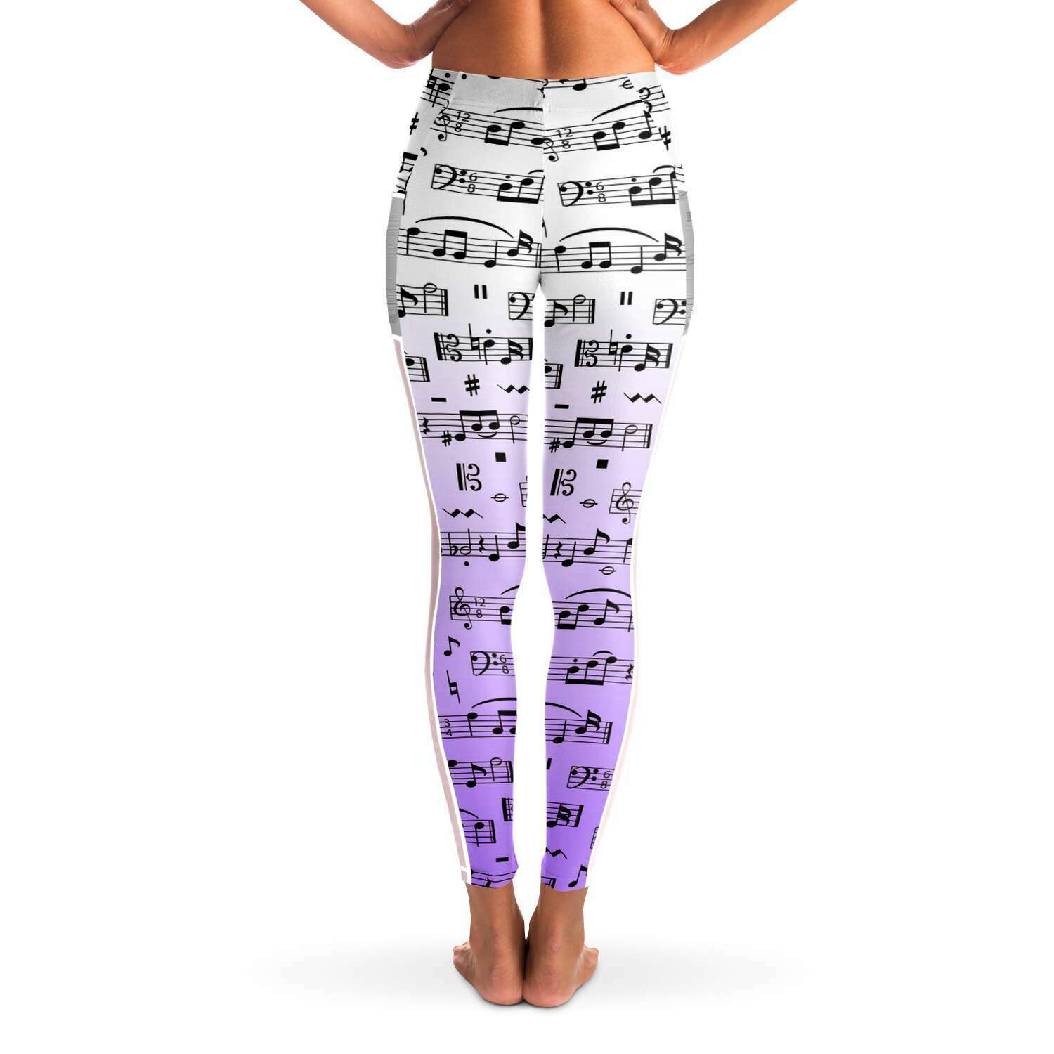 Music Notes Pocket Leggings