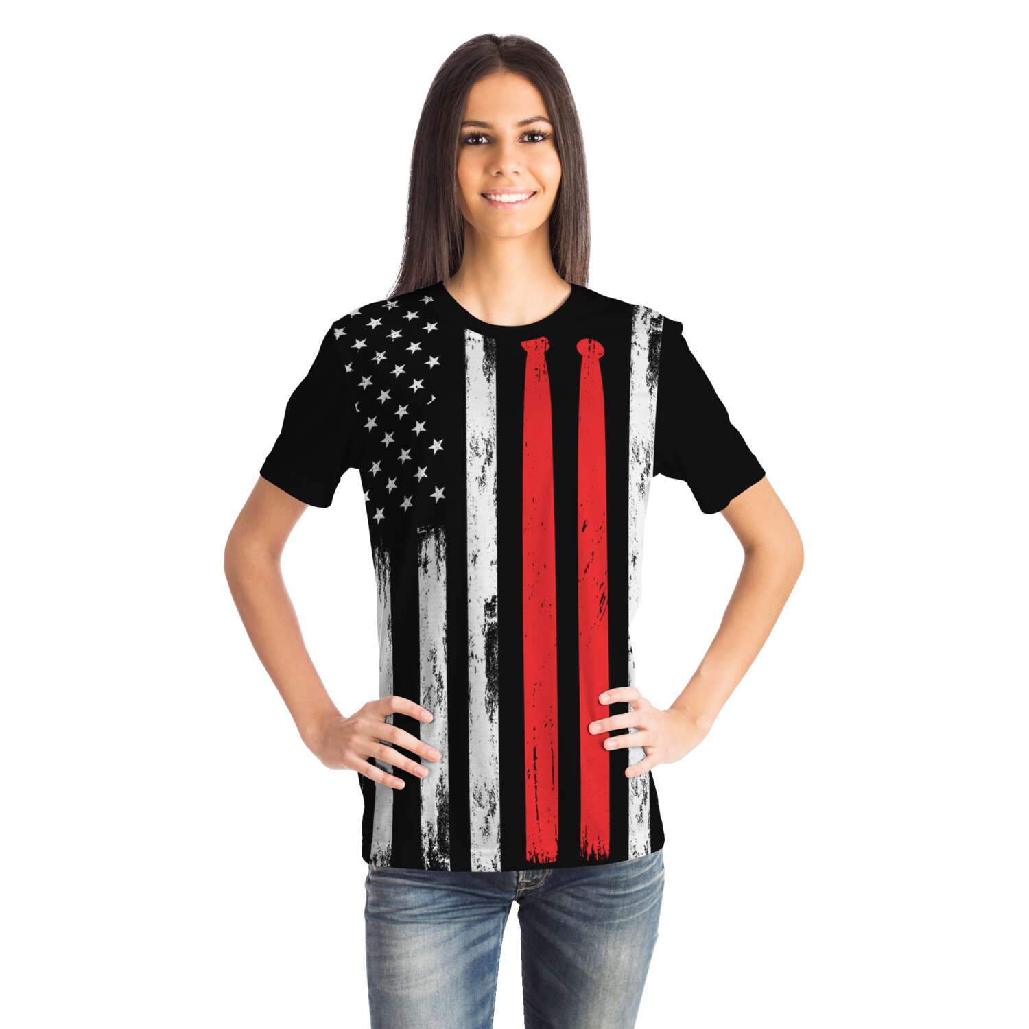 Drum Stick American Flag T-Shirt
