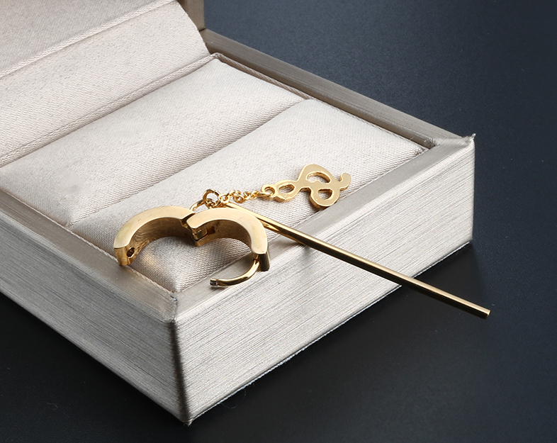 Music Note Dangle Earrings